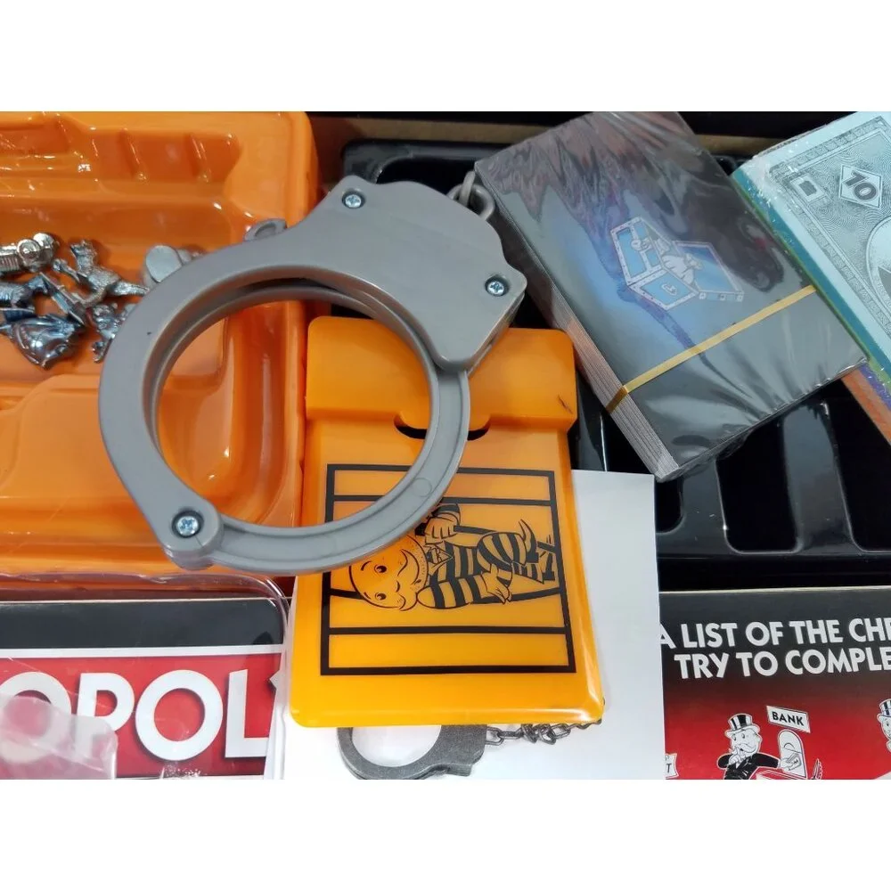 Hasbro Monopoly Game Cheaters Edition Board Game Complete Open Box